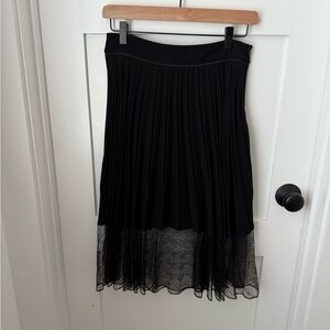 Rag& Bone Elegant Black Pleated Skirt